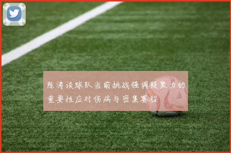 陈涛谈球队当前挑战强调凝聚力的重要性应对伤病与密集赛程